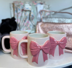 Pink Bow Mug