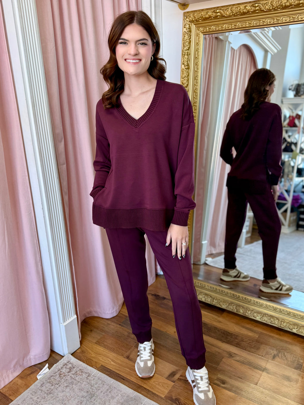 The Plum Luxe Sweater