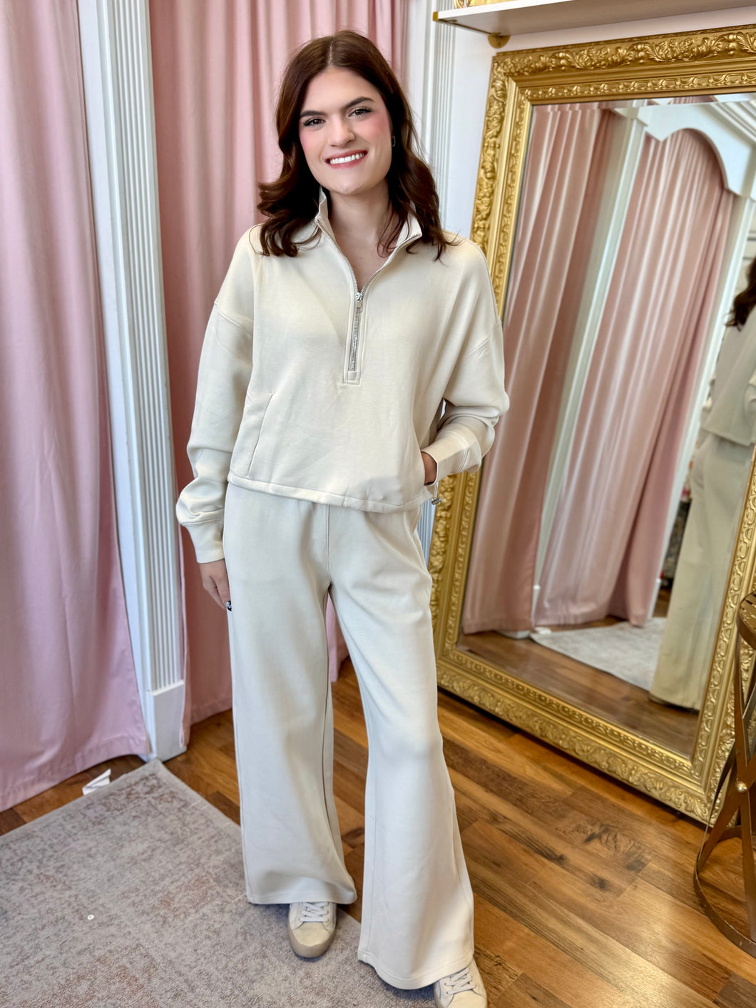 The Cream Dream Half Zip