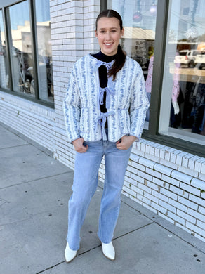 Blue Garden Quilt Jacket