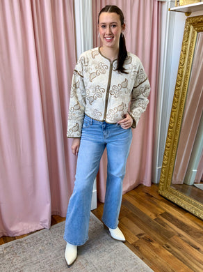 Chestnut Paisley Jacket