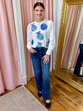 Load image into Gallery viewer, Merry In Blue Sweatshirt