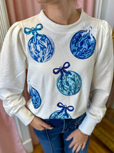 Load image into Gallery viewer, Merry In Blue Sweatshirt