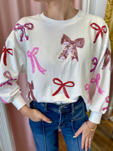 Load image into Gallery viewer, Pretty in Pink Bows Sweatshirt