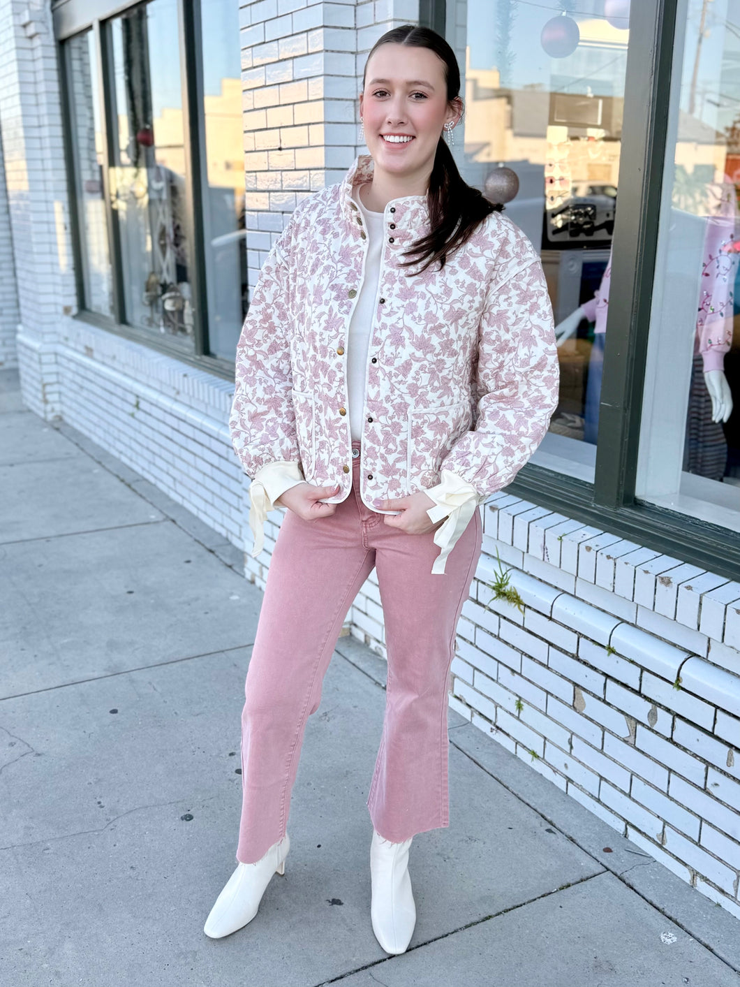 Blush Blooms Jacket