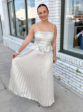 The Silver Statement Maxi Dress