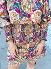 Load image into Gallery viewer, The Maroon Mosaic Dress