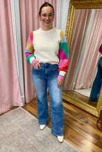 Load image into Gallery viewer, Call it What You Want Colorblock Sweater