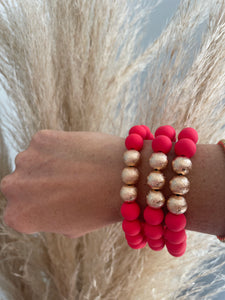 Clay Textured Stack-able Bracelets