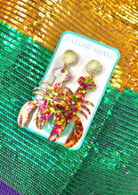 Load image into Gallery viewer, Mardi Gras Crawfish-Acrylic