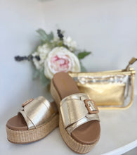 Load image into Gallery viewer, Understated Adventures Gold Slides