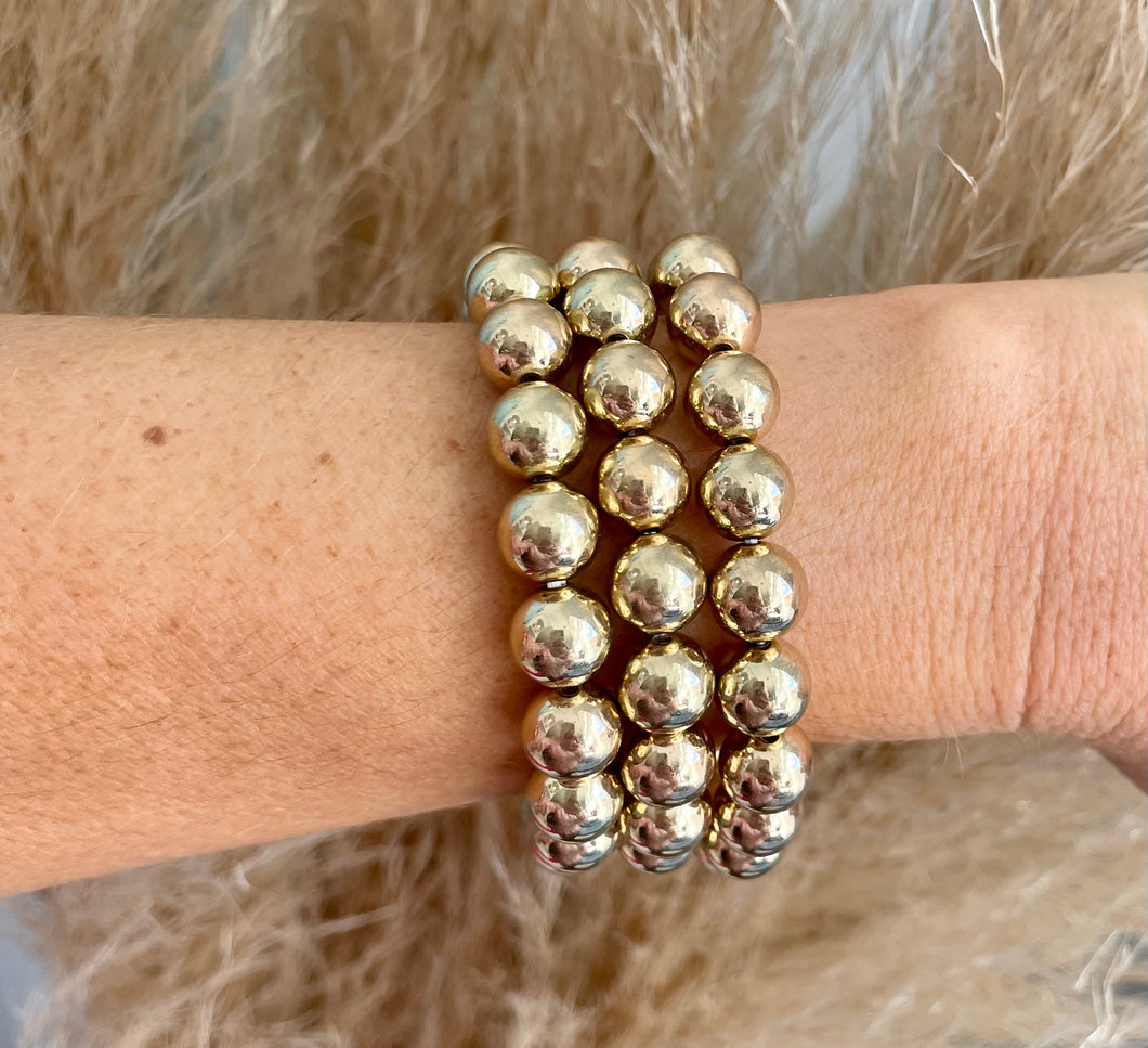 XL beaded stretch bracelet