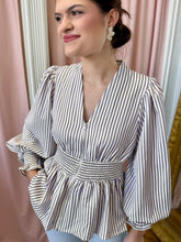 Load image into Gallery viewer, Stripe Me Pretty Top - Lavender