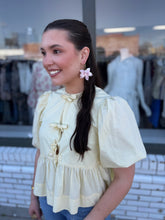 Load image into Gallery viewer, Sunny Side Peplum Top