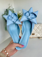 Load image into Gallery viewer, The Coquette Kitten Heels - Blue