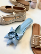 Load image into Gallery viewer, The Coquette Kitten Heels - Blue