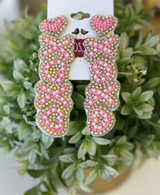 Load image into Gallery viewer, XOXO Beaded Earrings