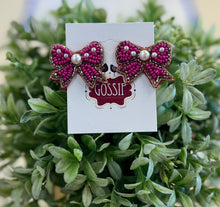 Load image into Gallery viewer, It&#39;s a Girl Thing Bow Earrings