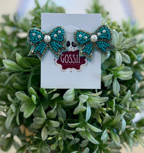 Load image into Gallery viewer, It&#39;s a Girl Thing Bow Earrings