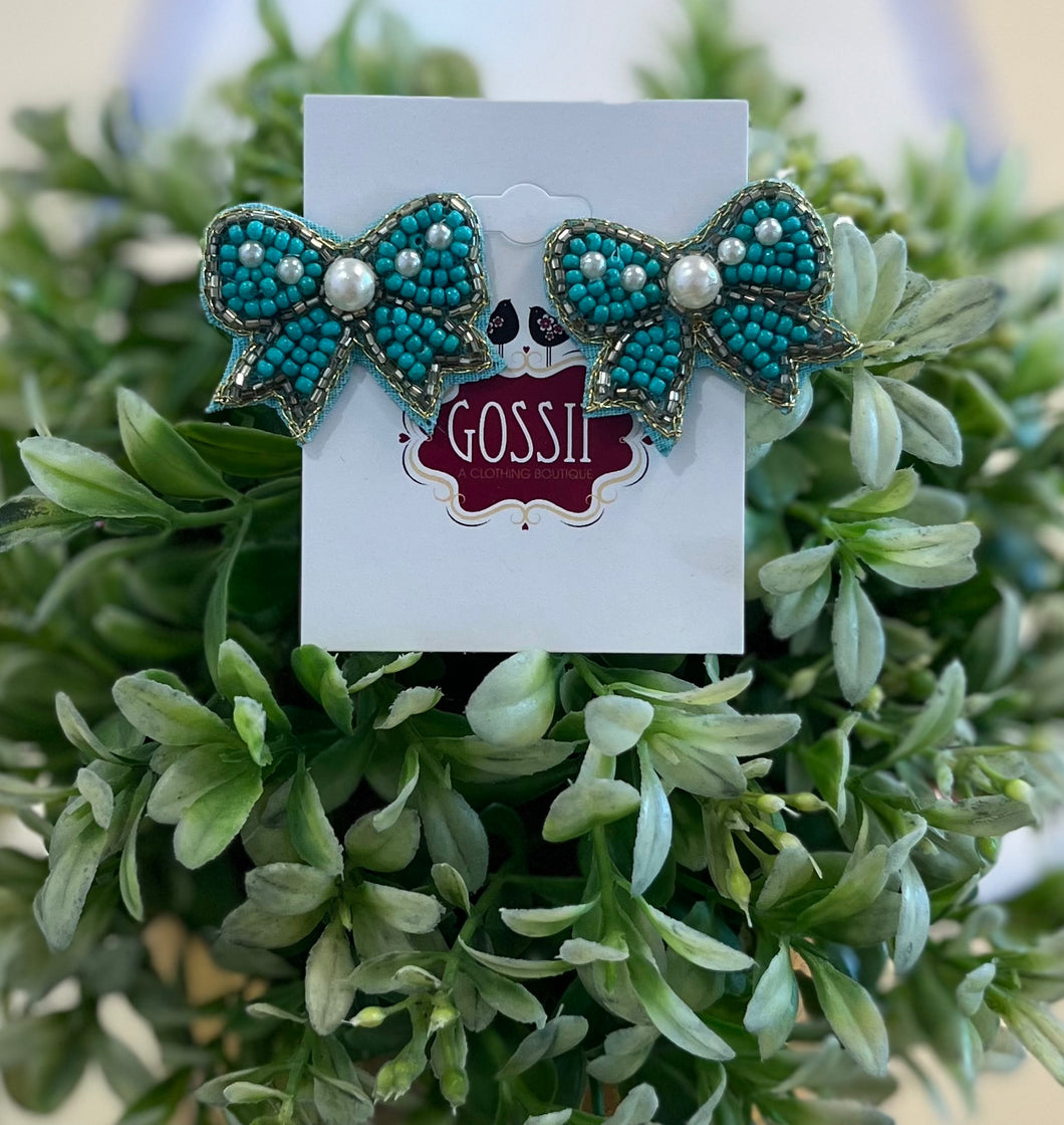 It's a Girl Thing Bow Earrings