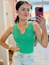 Load image into Gallery viewer, The Sweet Edge Tank - Mint