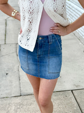 Load image into Gallery viewer, Pocket Full Of Denim Skirt