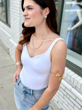 Load image into Gallery viewer, Signature Silhouette Tank - White