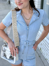 Load image into Gallery viewer, Denim and Done Romper
