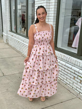 Load image into Gallery viewer, Petal Cascade Maxi Dress