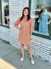 Load image into Gallery viewer, Pumpkin Spice Shirt Dress
