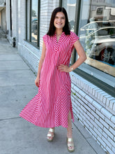 Load image into Gallery viewer, Made You Look Midi Dress - Pink