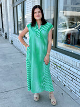 Load image into Gallery viewer, Made You Look Midi Dress - Green