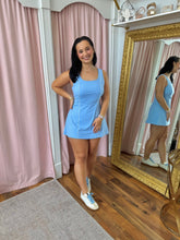 Load image into Gallery viewer, The Off Duty Romper-Sky Blue
