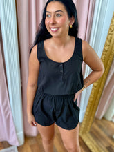 Load image into Gallery viewer, On the Go Romper-Black