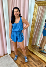 Load image into Gallery viewer, On the Go Romper-Blue