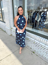 Load image into Gallery viewer, Dot the Night Midi Dress
