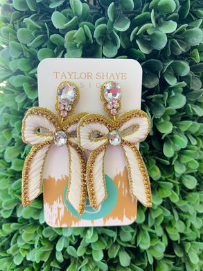 Beaded Bow Drops