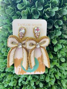 Beaded Bow Drops