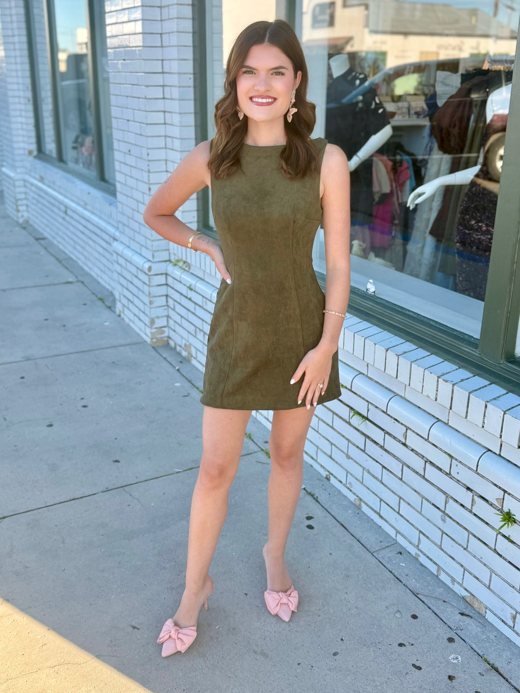 The Wild Olive Mini Dress