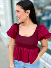 Load image into Gallery viewer, The Cabernet Cutie Top