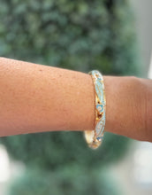 Load image into Gallery viewer, Floral/ Abstract Gold Bangles-Small