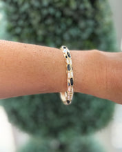 Load image into Gallery viewer, Floral/ Abstract Gold Bangles-Small