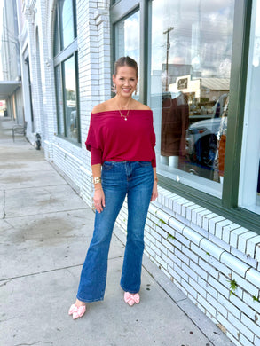 The Wine & Dine Top - Cranberry