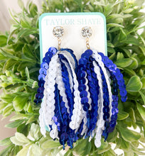 Load image into Gallery viewer, Sequin Tassel Earrings