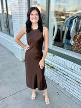 Load image into Gallery viewer, A Warm Embrace Satin Midi