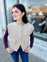 Load image into Gallery viewer, A Little Lovely Knit Vest-Light Mocha
