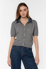Load image into Gallery viewer, The Rosie Gray Cardigan Top