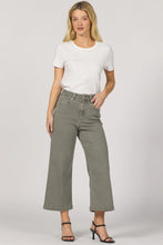 Load image into Gallery viewer, The Audrey Wide Leg Denim-Olive