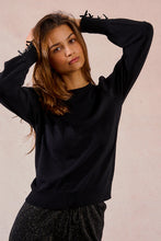 Load image into Gallery viewer, Back to Bows Knit Top - Black
