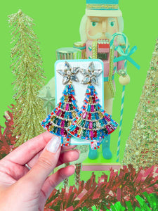 Beaded Crystal Tree-Rainbow